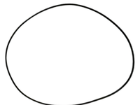 MOTOR SPLIT RIM RUBBER SEAL (OUTER)