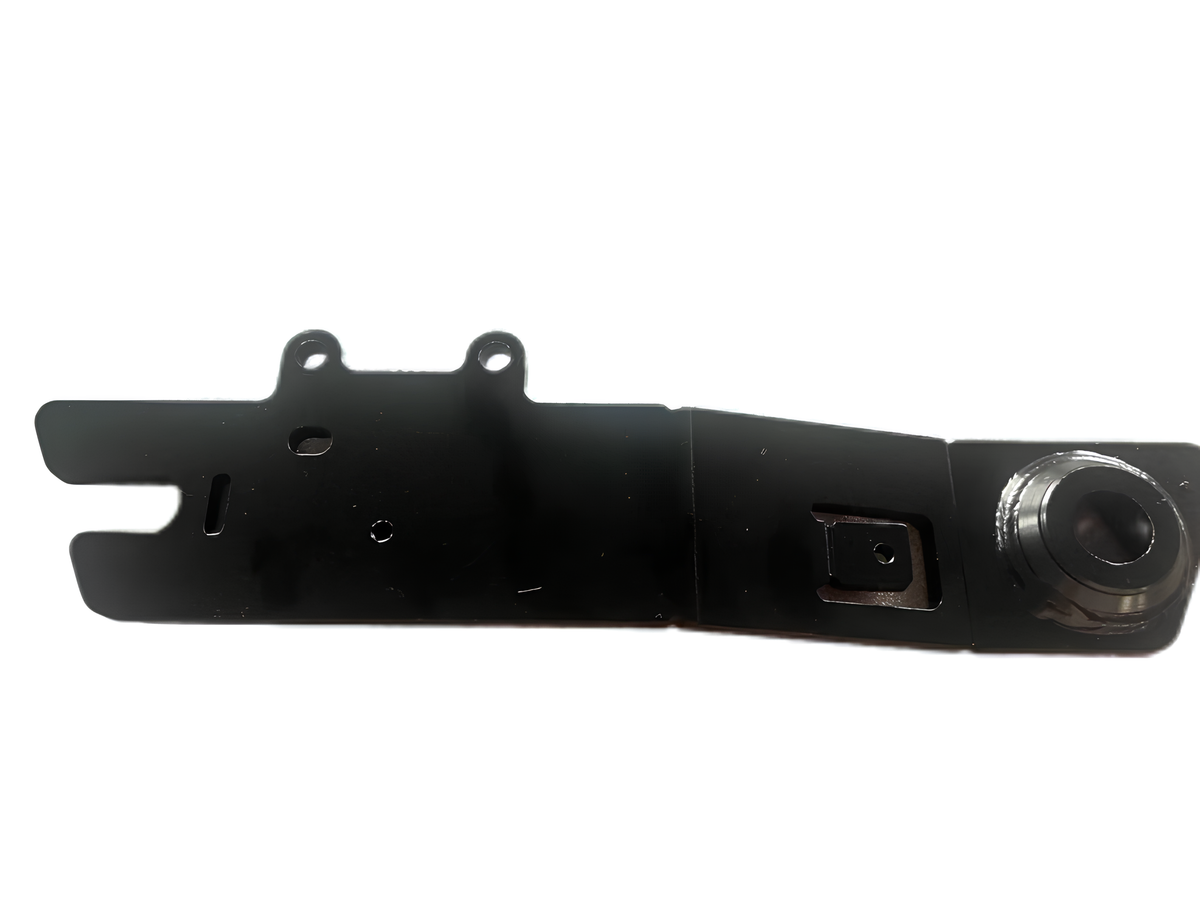 (left) Rear fork iron plate